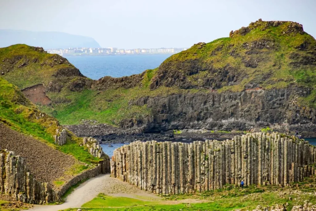 A view over the Giants Causeway Toward Portrush